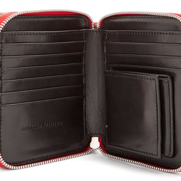 MARQUES'ALMEIDA Jacquard Shoulder Bag Red - Picture 3 of 13